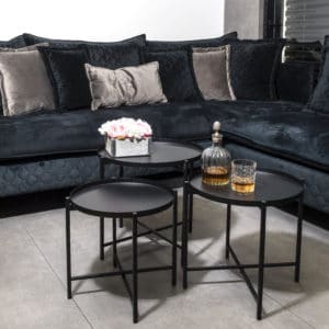 סט 3 שולחנות סלון