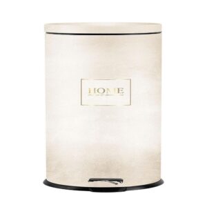 פח אשפה 30 ליטר בעיצוב בטון-שמנת