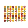 56 מדבקות תבלינים-עגול צבעוני