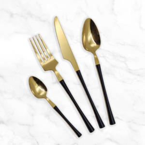 סט סכום 24 חלקים | זהב ושחור