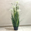 עציץ מלאכותי דגם-פרח גיבסנית לבן