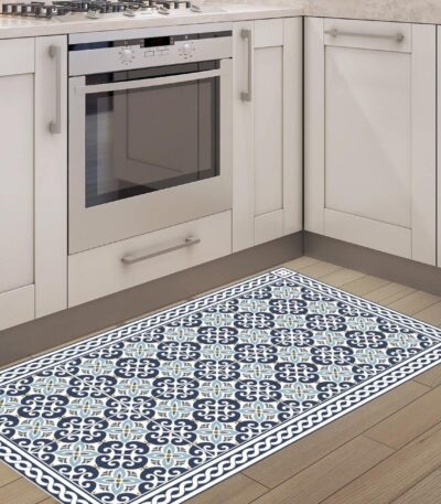 שטיח PVC-דגם רוזה כחול