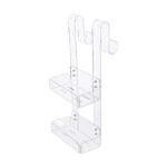 מתקן תלייה 2 מדפים למקלחון