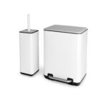 סט פח ומברשת לבן